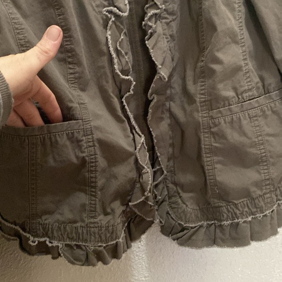 LOFT Army green Jacket, light weight. Size small - Picture 3 of 5